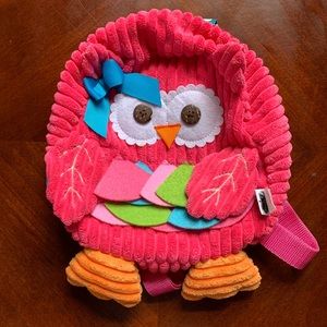Mud Pie Mini Owl Backpack Good Condition Smoke Free Home